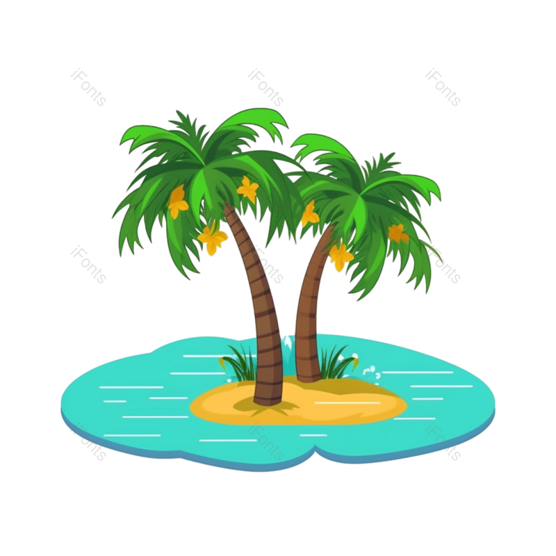 叶子图片,卡通元素,夏天PNG,符号免抠素材
